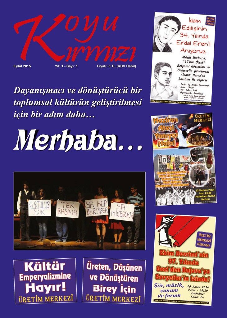 Koyu Kırmzı Dergisi Sayı 1