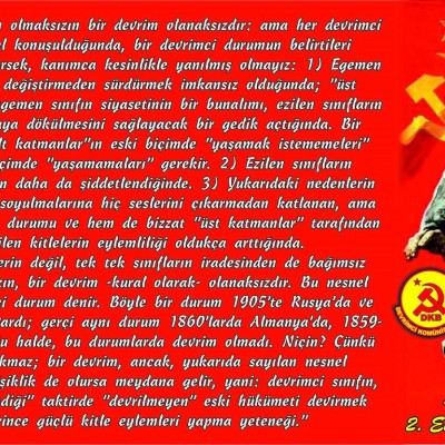 DKB Lenin devrimci durum