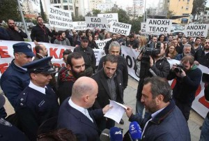 Hastabakıcılar Grev polis