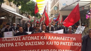 ırkçılığa karşı günel lefkoşa yürüyüş